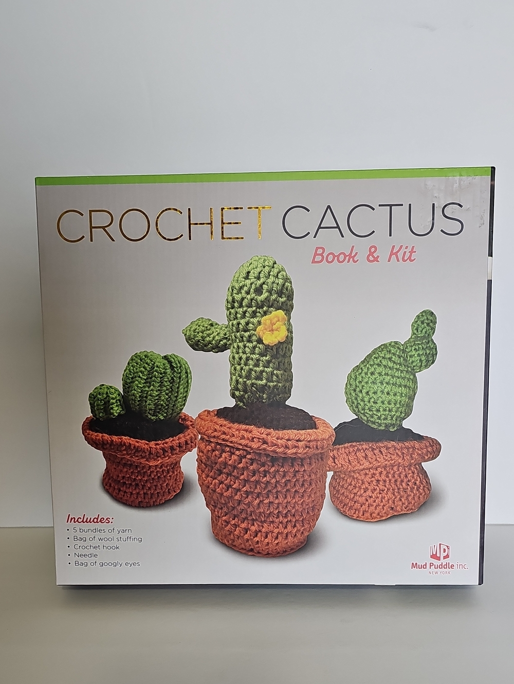 Mud Puddle Crochet Cactus Kit in Green